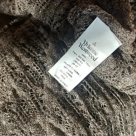 Vivienne Westwood BRAND NEW GOLD LABEL 2017 UNISEX NWT SILK+LINEN size OS - Picture 5 of 9